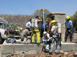 Tres trabajadores murieron realizando labores de limpieza al interior de un aljibe. M. PATIÑO  /