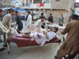 Las dos bombas lanzadas apuntaban a un centro de entrenamiento de la policía paquistaní. AFP  /