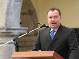 José Guadalupe Madera Godoy dijo que en el interior del Estado se construirán casas para jubilados en 25 municipios. A. CAMACHO  /