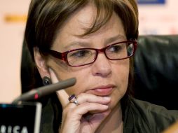 La autora de la obra ''Explicaciones no pedidas''. EFE  /