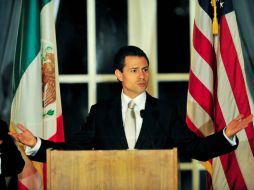 Enrique Peña Nieto afirma que el tricolor es un partido comprometido con la seguridad y estabilidad del país. NTX  /
