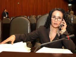 La secretaria general del PRD, Dolores Padierna Colín se declaró en contra del 'gasolinazo'. NOTIMEX  /