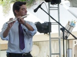 “Tocamos música clásica y gustó, pese a los incidentes por el viento”, Pedro Velázquez, flautista. A. HINOJOSA  /