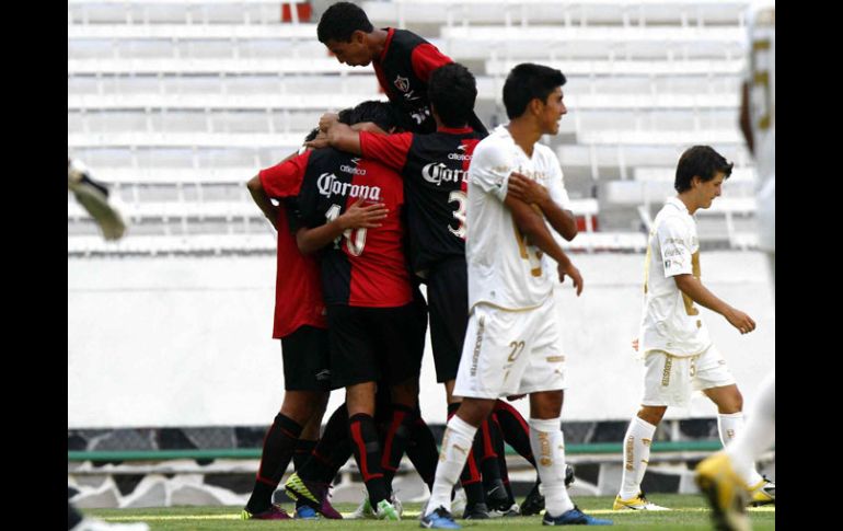 Los jugadores de Atlas en categorías menores llegaron a las finales. MEXSPORT  /