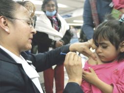 Las campañas nacionales de vacunación de 2010 no alcanzaron las metas trazadas, señala estudio del sector Salud. EL UNIVERSAL  /