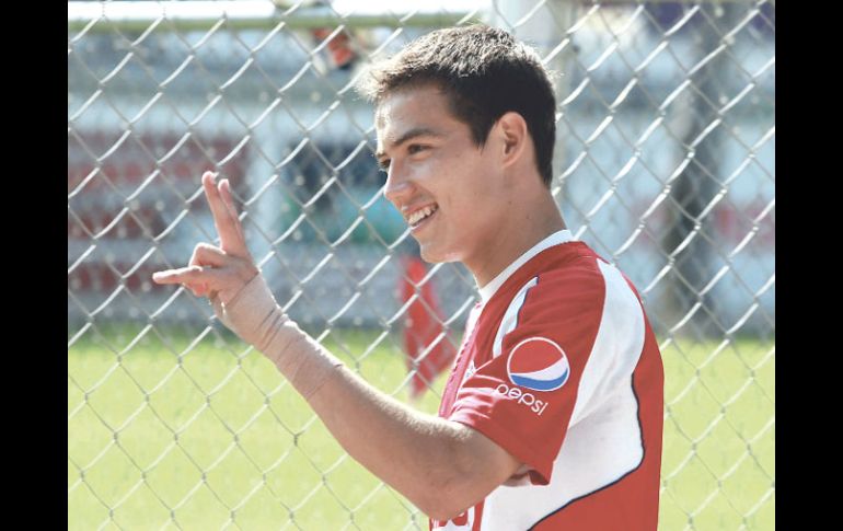 Érick ''Cubo'' Torres, delantero del ''Rebaño Sagrado''. MEXSPORT  /