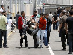 Decenas de personas fueron heridas por disparos de bala. AFP  /