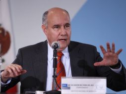 Salvador Beltrán del Río, comisionado del INM, dijo que se aplicarán exámenes de confianza a mil 500 funcionarios. EL UNIVERSAL  /