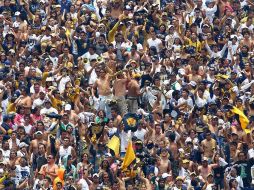 Vista del público en el Estadio Olímpico Universitario durante el encuentro ente Pumas-Chivas. MEXSPORT  /