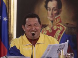 El presidente de Venezuela, Hugo Chávez. ARCHIVO  /