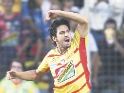 Rafael Márquez Lugo anotó dos goles para la causa michoacana. AP  /