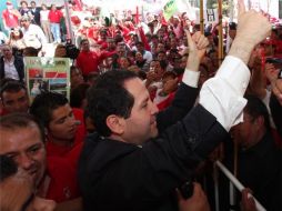 Eruviel Ávila dio inicio con su campaña en Distrito Federal. ESPECIAL  /