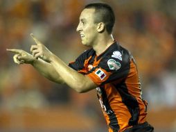 Antonio Pedroza se encargó de empatar el partido de 'ida' ante Cerro Porteño . MEXSPORT  /