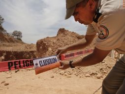 Los accidentes mineros han cobrado vidas en los últimos meses, como el de la foto en la mina Pata de Gallo en Jalisco. S. NUÑEZ  /