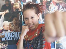 Joselin Arroyo pelea el viernes en la Arena Jalisco. ESPECIAL  /