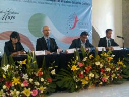 En la fotografía se observa a los participantes del panel. M. TORRES  /