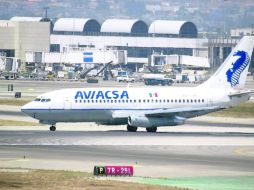 Aviacsa ha tenido que reacomodar pasajeros en otras compañías como Interjet. ARCHIVO  /