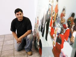El artista, de origen tapatío, además de Encuentros cercanos del tercer mundo, tiene planeado próximas exposiciones en la ciudad.E. BAR  /
