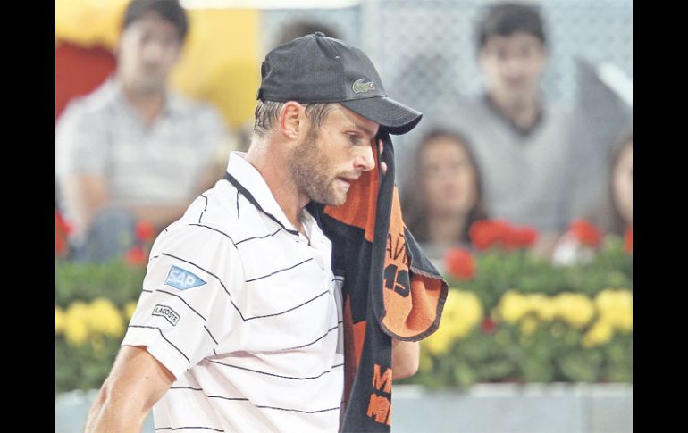 El tenista estadounidense Andy Roddick se retiró ayer del Abierto de Niza. GETTY IMAGES SPORT  /