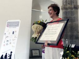 Graciela de la Vega Michel, una de las galardonadas. E. BARRERA  /