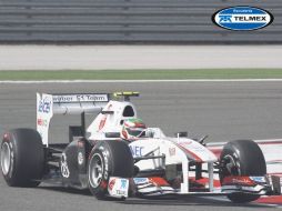 Sergio Pérez busca aprovechar que conoce la pista de Barcelona. ESPECIAL  /