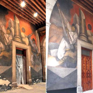 Terminan restauración de murales de Rufino Tamayo