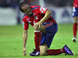 Cuauhtémoc Blanco recibió un golpe en la rodilla en el pasado duelo ante Tijuana. MEXSPORT  /