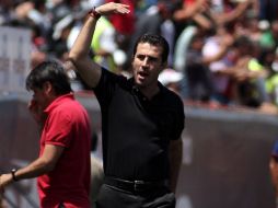 Joaquín Del Olmo, entrenador de Tijuana, en el partido de 'ida' ante Irapuato. MEXSPORT  /