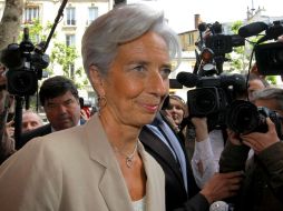 La ministra de Economía de Francia, Christine Lagarde, es la clara favorita de la comunidad europea para dirigir el FMI. ARCHIVO  /