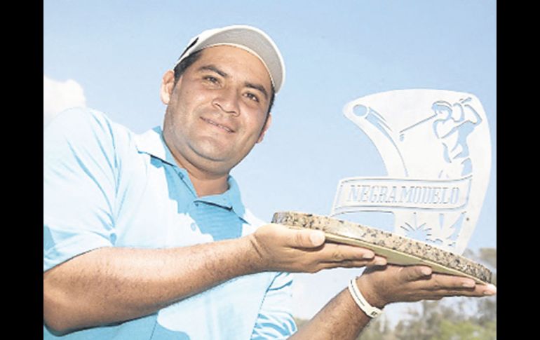 José de Jesús ''Camarón'' Rodríguez se coronó con un score total de 203 golpes, 13 abajo del par de campo. ESPECIAL  /