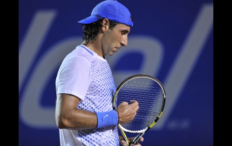 Foto de archivo del mexicano Santiago González, durante el Abierto de Tenis en Acapulco. MEXSPORT  /