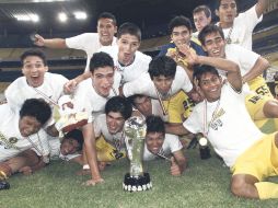 América Sub-20 festeja su segundo título al hilo. MEXSPORT  /