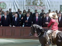 El Presidente Felipe Calderón presenció el desfile militar de la Secretaría de la Defensa Nacional. EL UNIVERSAL  /