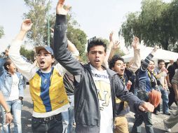 Las porras de Pumas (foto) y Morelia estarán bien vigiladas. MEXSPORT  /