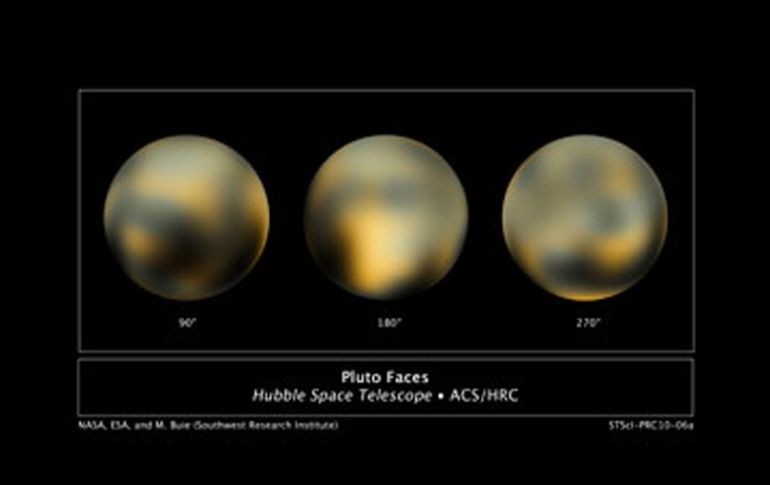 Plutón forma parte de los mil plutoides descubiertos hasta ahora en una región del Sistema Solar.EL UNIVERSAL  /
