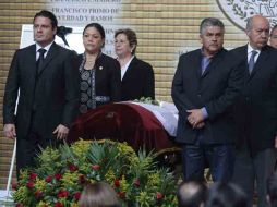 En el Congreso del Estado, funcionarios de los tres poderes le rindieron homenaje. A. CAMACHO  /