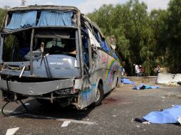 El accidente ocurrió a la altura del kilómetro 25.2 de la carretera México-Cuernavaca. EL UNIVERSAL  /