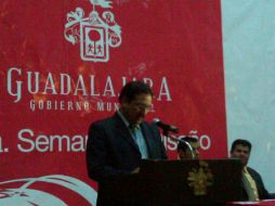 En la ceremonia inaugural se reconoció a Humberto González Hernández. M.TORRES  /