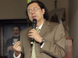 Arturo Curiel Ballesteros fue el único en participar en la conferencia, ya que Phil Weigand no asistió por motivos de salud. A. HINOJOS  /