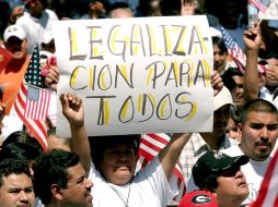 Indocumentados marchan en Chicago. EL UNIVERSAL  /
