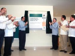En la inauguración de la UMF 179 de Puerto Vallarta, el  director nacional del IMSS dio detalles del proyecto en Tlajomulco. ESPECIAL  /