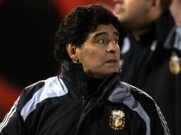 Maradona afirmó que Argentina eliminó a Australia con la ayuda de un café veloz. MEXSPORT  /