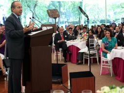 Calderón Hinojosa dijo que Iniciativa México es mucho más que buenos proyectos. ESPECIAL  /