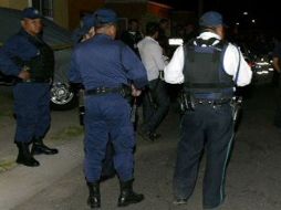 Uniformados del municipio acudieron al lugar de los hechos. ARCHIVO  /