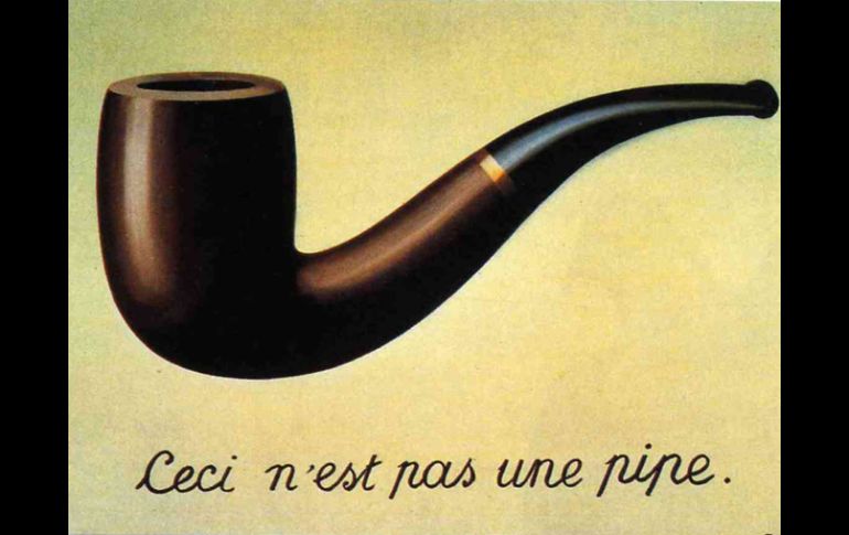 Una de sus obras más famosas es la que se muestra en la imagen Ceci n'est pas une pipe. ESPECIAL  /