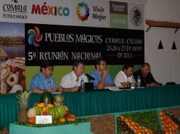 Aspecto de la V Reunión Nacional de Pueblos Mágicos, con la presencia de Carlos Álvarez y Sergio Montaño. S. NÚÑEZ  /