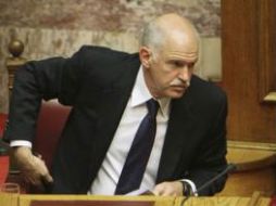 Papandréu descartó cualquier adelanto electoral y dijo que los próximos comicios se celebrarían en 2013. ARCHIVO  /