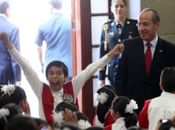 El Presidente Calderón promulgó la Ley General para la Inclusión de las Personas con Discapacidad. NOTIMEX.  /