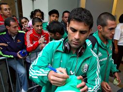 El defensa mexicano, Rafael Márquez, fue campeón de la Champions League con Barcelona en el 2006. MEXSPORT  /