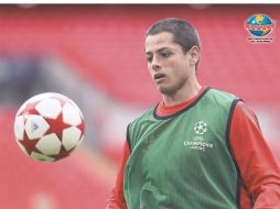 Javier entrenó ayer con casaca de suplente; no es segura su titularidad. AP  /